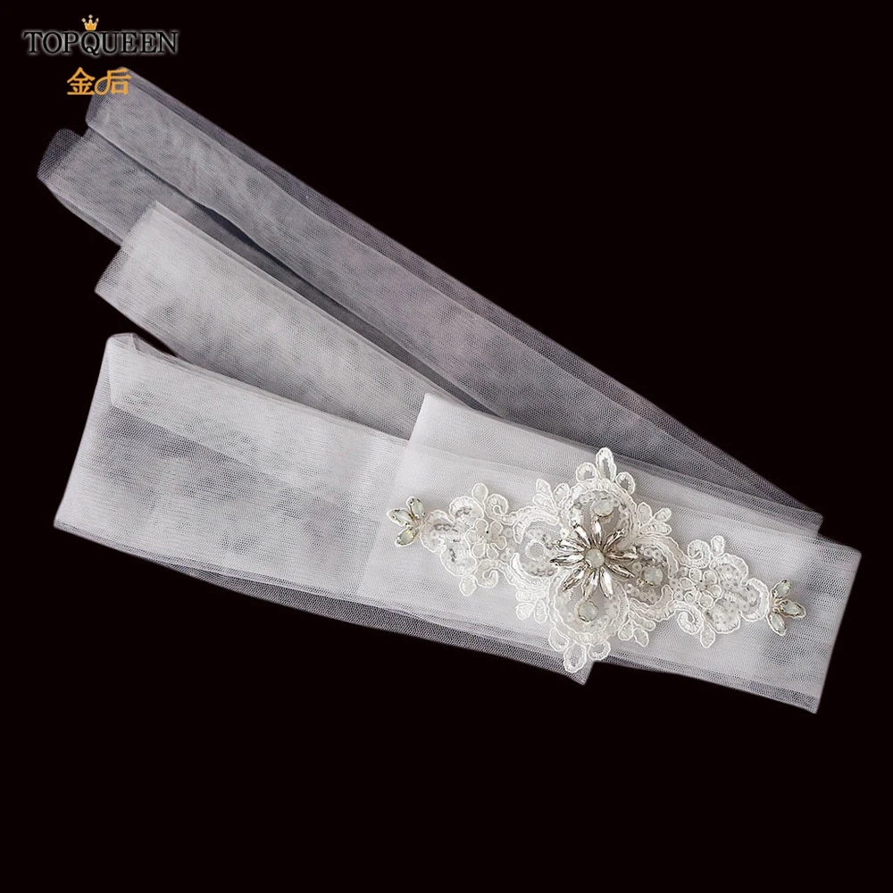 

TOPQUEEN WS04 Wedding Headband Bridal Hair Accessories For Girlfriend Flowers Headdress Hair Ornaments 2021 Headband Woman