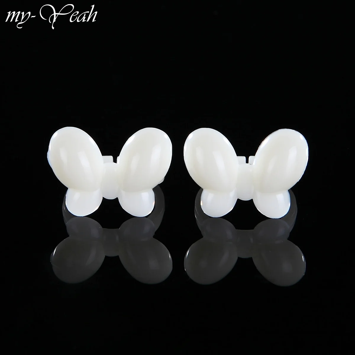 50 шт. УФ гель для дизайна ногтей лак цветной дисплей бабочка поддельное кольцо