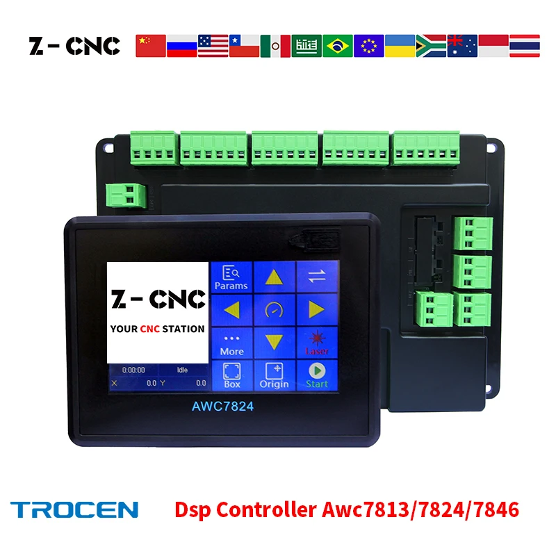 Бесплатная доставка из Москвы С 30 ноября Dsp контроллер AWC7813 AWC7824 AWC7846 CO2 лазерный