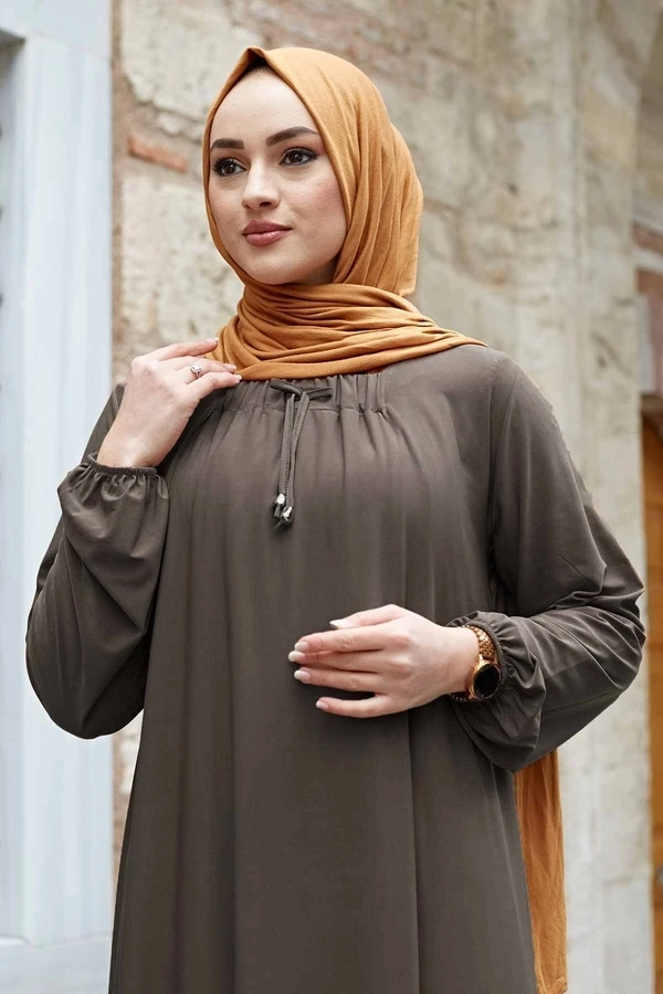 TUGBA Ferace Dress Muslim women dresses for women Muslim long dress Muslim women turkey ladies summer spring 2021