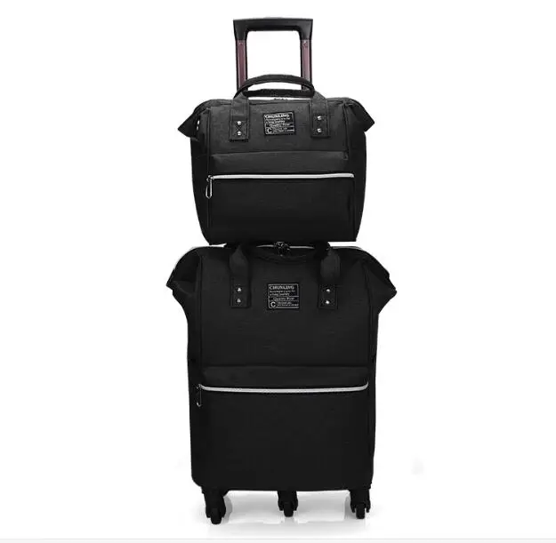 Brand 2020 NEW  Women Wheeled bag trolley travel rolling Bags wheels rolling luggage bag for women Trolley Suitcase wheeled Bags