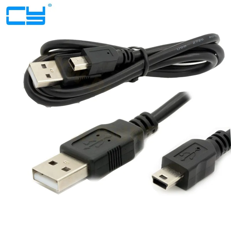 USB-кабель 30 см 150 3 м 5 1 шт. USB 2 0 типа A папа-папа Mini 5P папа для GPS MP3 MP4 | Компьютеры и