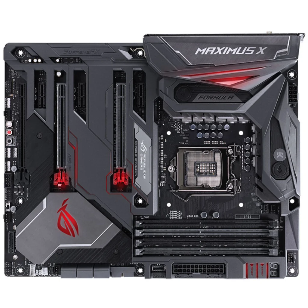 ASUS ROG MAXIMUS X FORMULA Настольная компьютерная игровая доска m10f б/у 95% новая, оригинальная коробка