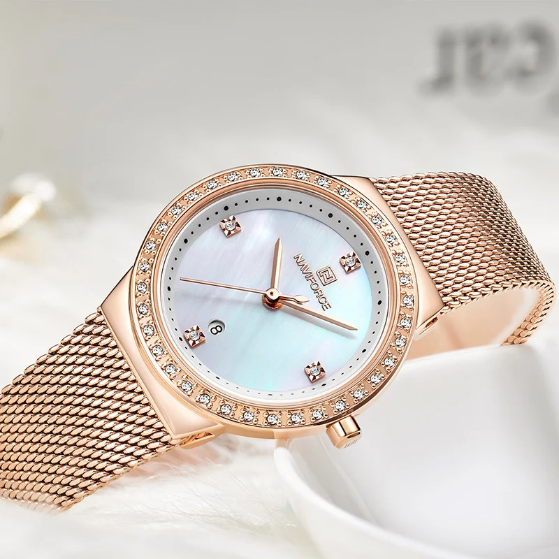 

Watch Women Stainless Steel Quartz Watches Lady Top Brand Luxury Fashion Clock Simple Wrist Watch Relogio Feminino