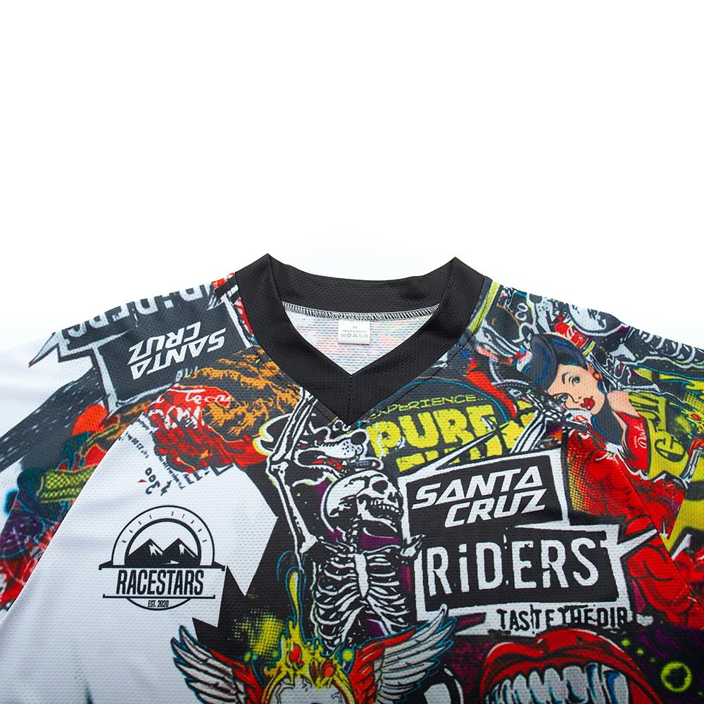 Джерси для мотокросса горный горного туризма Enduro MX велосипедный велосипеда DH