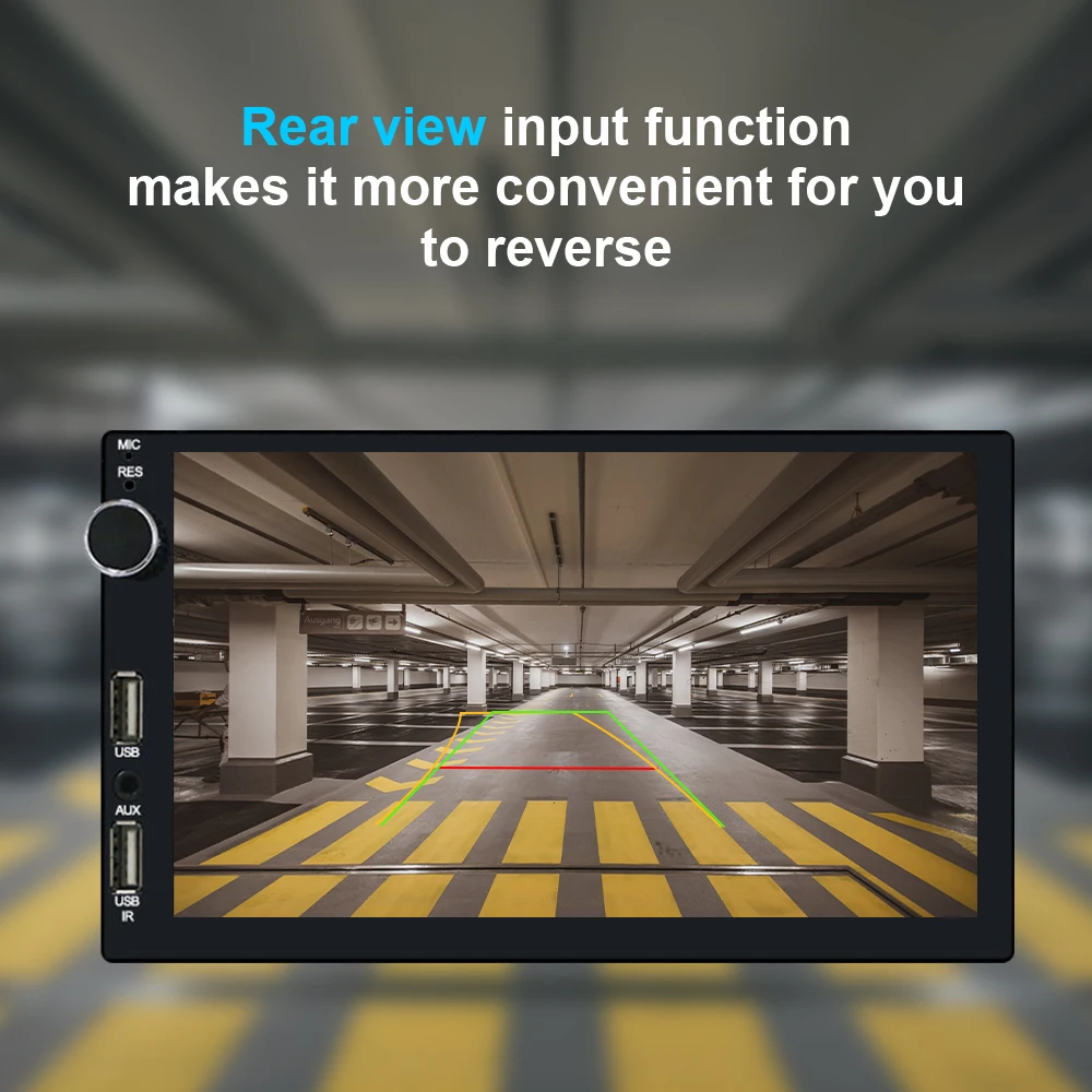 Автомобильный стерео MP5 плеер 7 дюймов Android 9 0 Bluetooth WiFi GPS RDS FM 1 Гб + 16 автомобильный