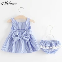 melario baby clothing sets summer striped dress and shorts 2pcs newborn baby girl clothes infant clothing outfits for babies
