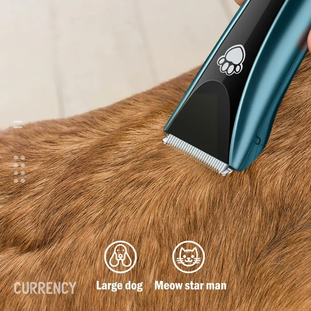 

Dog Clippers Pet Hair Dog Electric Clippers Animal Grooming Clippers Rechargeable Quiet Shaver for Cats Pets Dogs E7T9