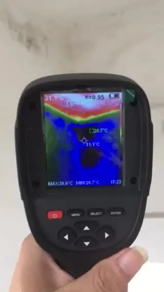 

HTI Infrared Thermal Imaging Camera with Resolution of 320*240 Color Box Packing 3.7V Rechargeable Li-ion Battery Handheld Cheap