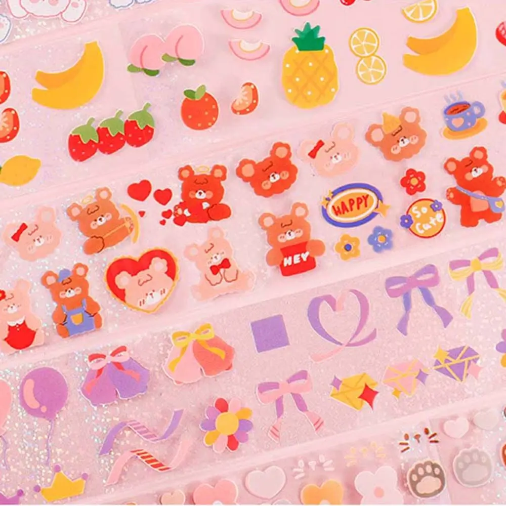 

Cute Tape Kawaii Decorative Adhesive Tape Gold Foil Masking Tape Sticker Scrapbooking DIY Diary Stationery