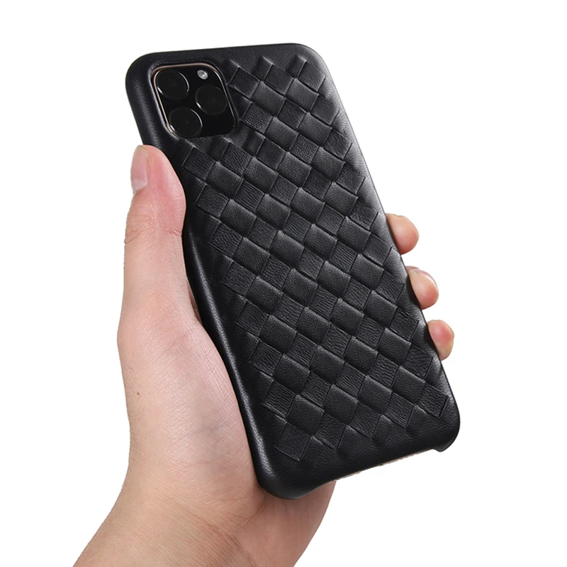 

Genuine Sheep Leather Case For Apple iPhone 11/ Pro/ Max Luxury Vintage Protection Phone Case For iPhone 11 Pro Max Back Cover