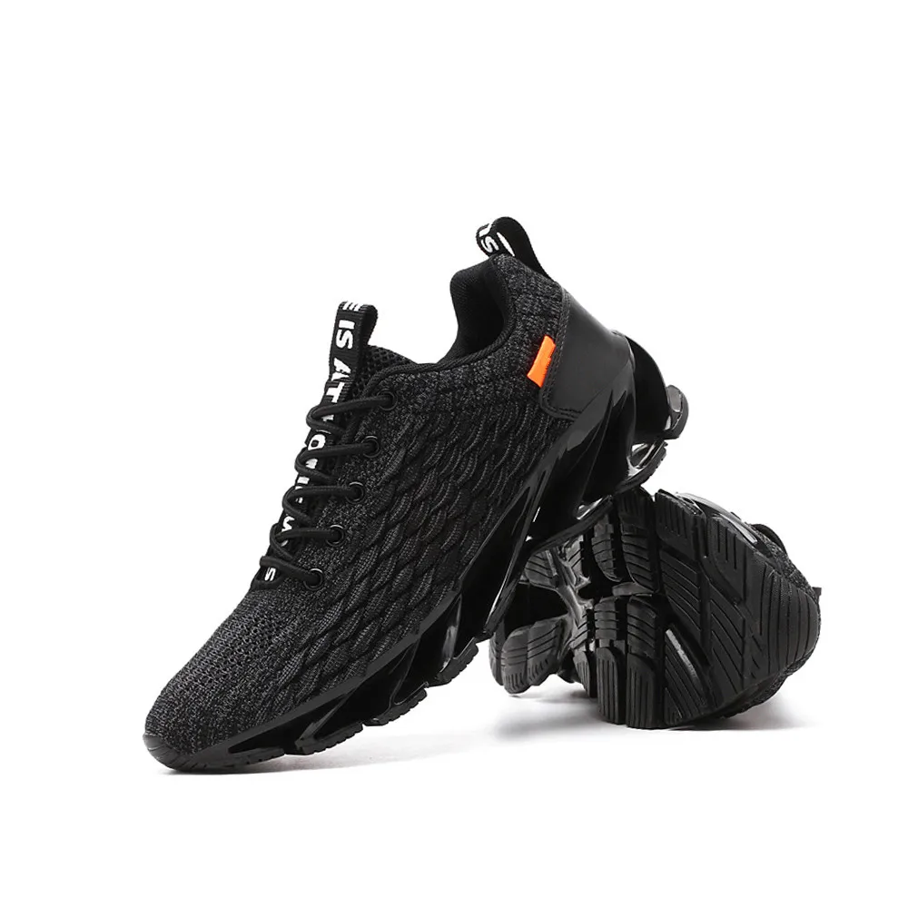 2020 Spring New Fish Scale Blade Casual Lace-up Comfortable Sports Men Breathable Gym Fly Running Mesh Fashion Shoes Sneakers |
