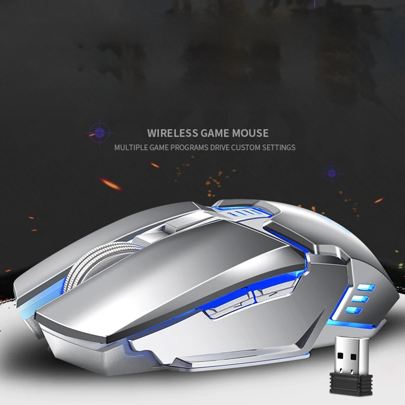 M312 7 программируемых кнопок USB проводной светодиодный 2400DPI регулируемая мышь 6