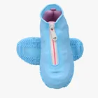 Унисекс, водонепроницаемые галоши на молнии, резиновые ботинки, женские противоскользящие Чехлы для обуви, мужские силиконовые защитные ботинки