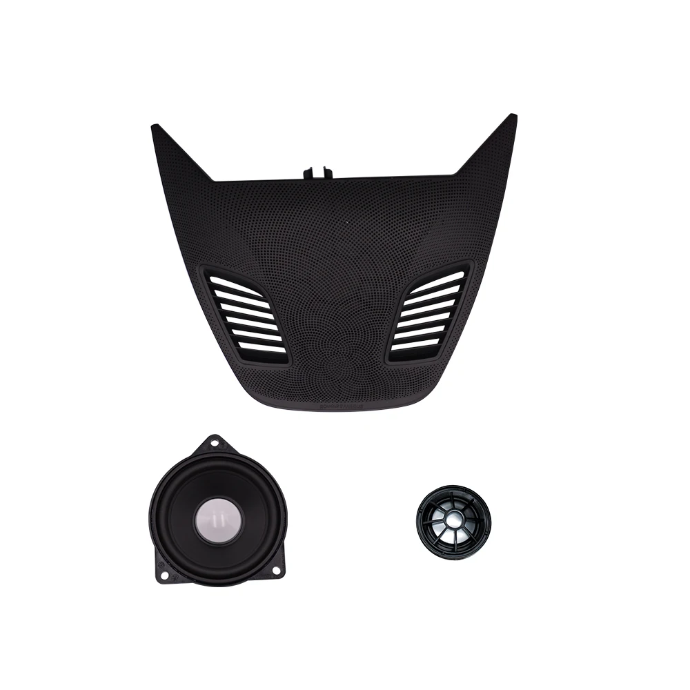 

Car center console speaker cover mid range speaker tweeter 3 pcs set for design bmw g30 high quality audio original upgrade kit