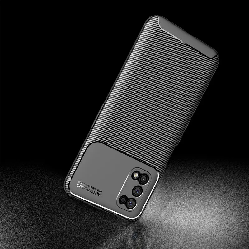 

Carbon Fiber Case For Realme 7 5G Case Realme X7 7 6i 6 Cover Q2 Pro V5 Cover Soft Protective Phone Bumper For OPPO Realme 7 5G