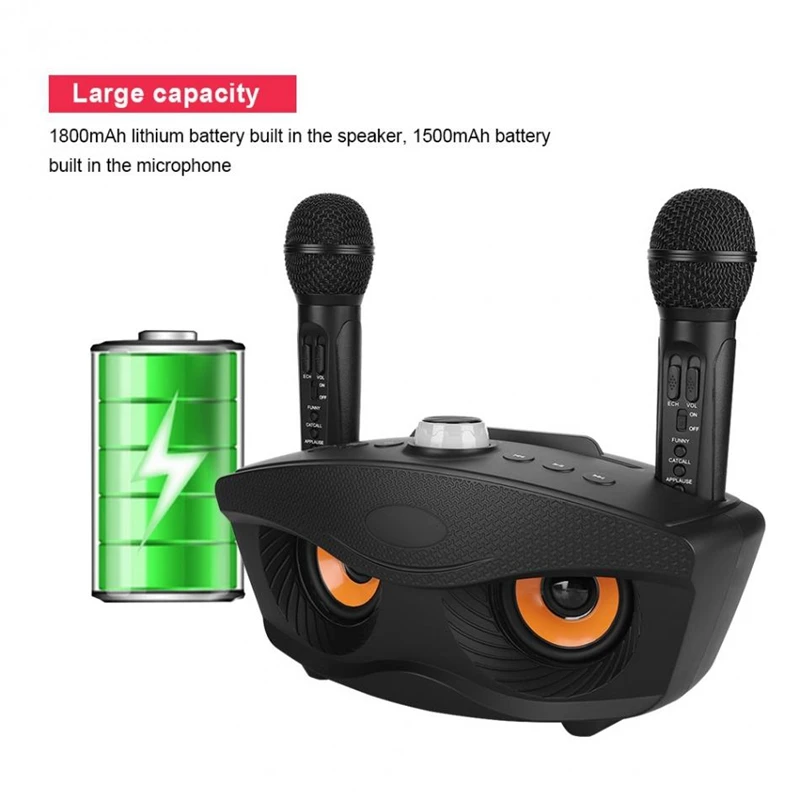 Портативный Bluetooth Ktv караоке плеер Домашний Беспроводной Динамик-Усилитель
