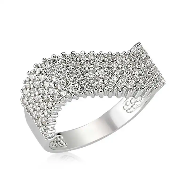

Silverlina Silver Half Laps Ms. Ring