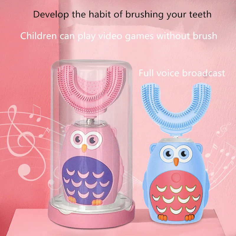 

U-Type Automatic Intelligent Sound Wave Lazy Tooth Brushing Artifact Baby Oral Home Children's Toothbrush
