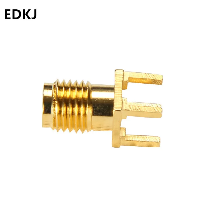 5 шт. гнездовой разъем SMA мм припой гайка край зажим для печатной платы прямое