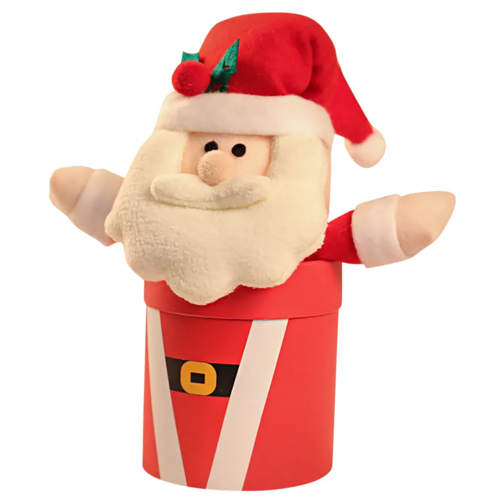 Рождественский снеговик/Санта Конфета Подарочная коробка плюшевые куклы