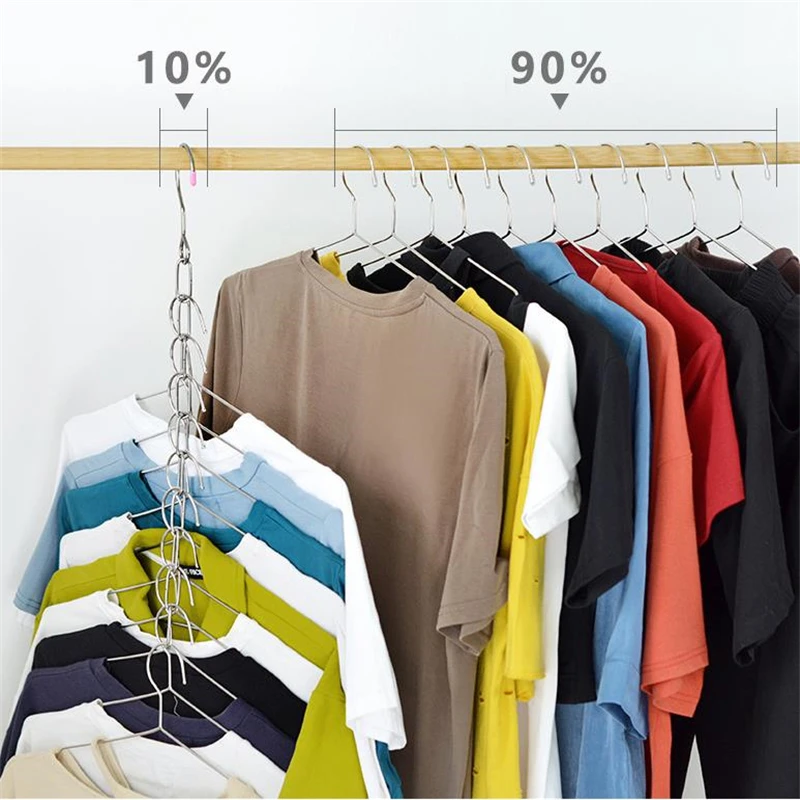 Вешалка для одежды из нержавеющей стали органайзер витрина магазина подвесные