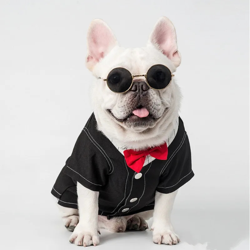 Свадебный костюм для собак одежда мальчиков смокинг вечерняя домашних кошек