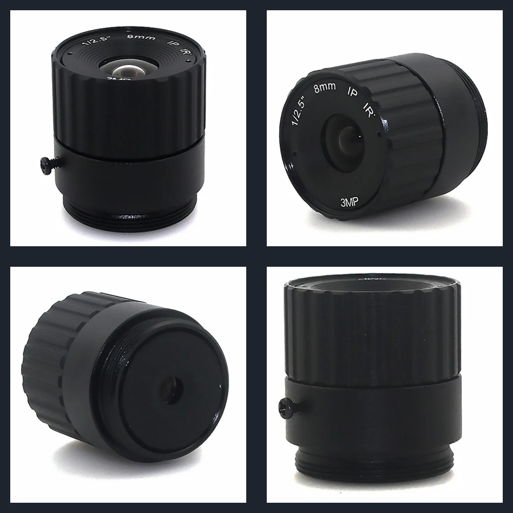 Объектив с креплением CS 3 Мп 4/6/8 мм 1/2 5 дюймов формат диафрагмы F1.4 HD CCTV