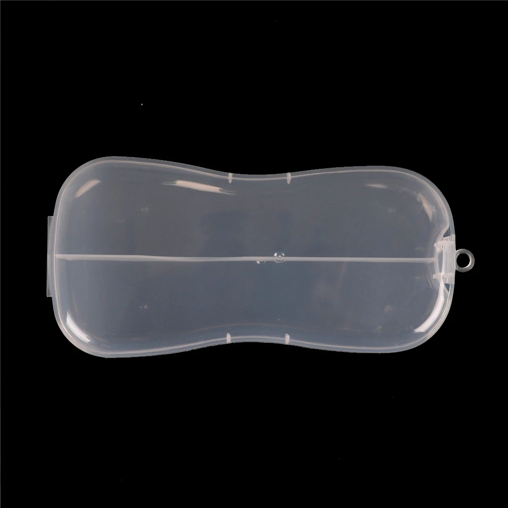 2/1pcs Baby Toddler Food Grade Spoon Box Kids Storage Case Box Holder for Baby Silicone Spoon  Travel Transparent Storage Box