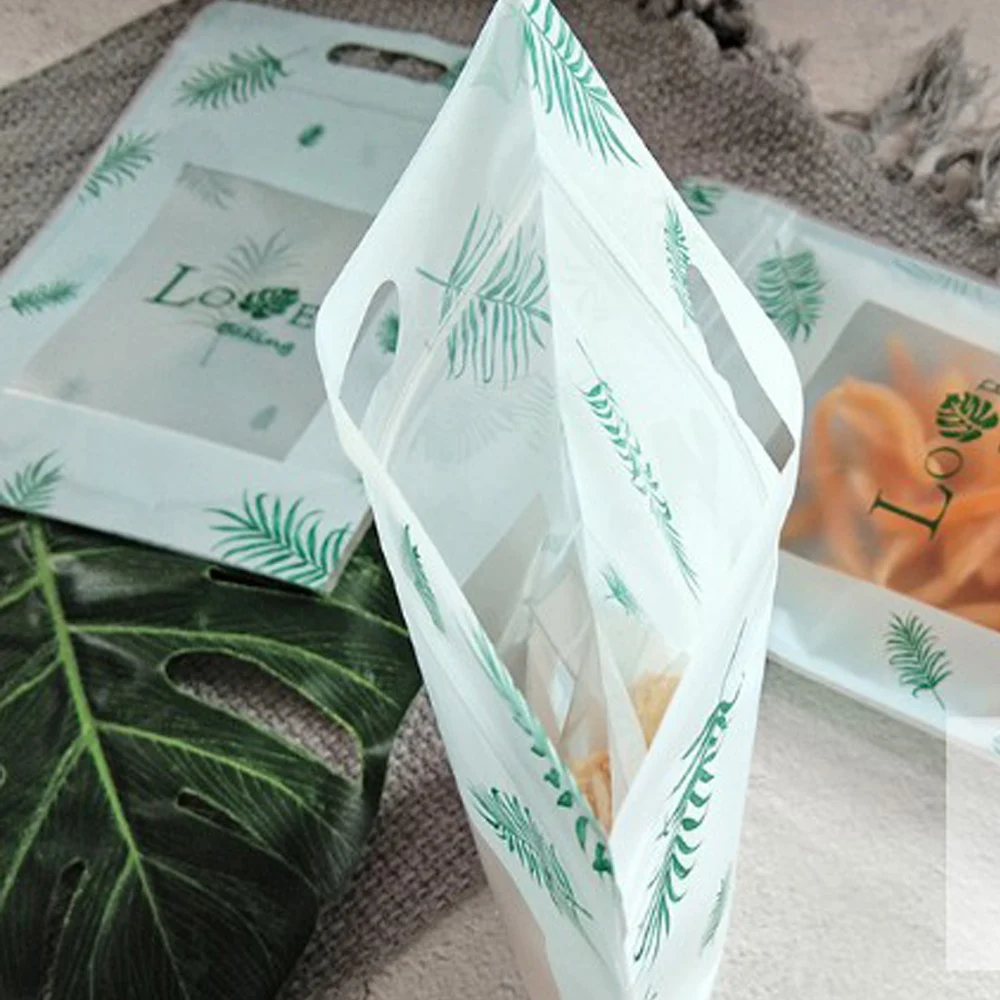 1/50 шт. хрустящих снежинок сухие пакетики для овсяного печенья матовая