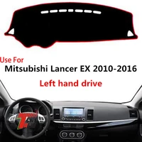 taijs factory casual polyester fibre car dashboard cover for mitsubishi lancer ex 2010 2011 2012 2013 2014 15 16 left hand drive