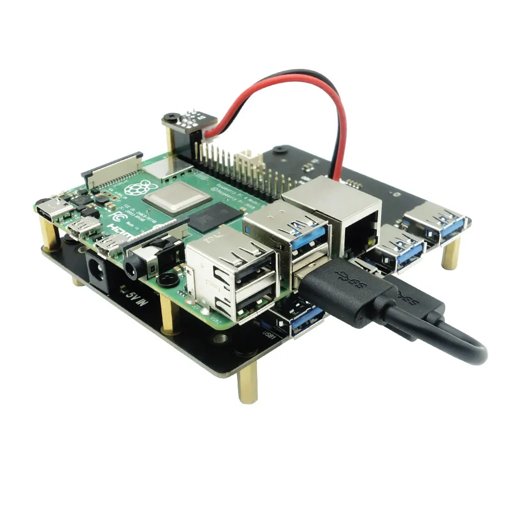 Raspberry Pi SATA адаптер стекируемые X828 USB3.0 2 5 &quotжесткого диска HDD/SSD кластера Плата