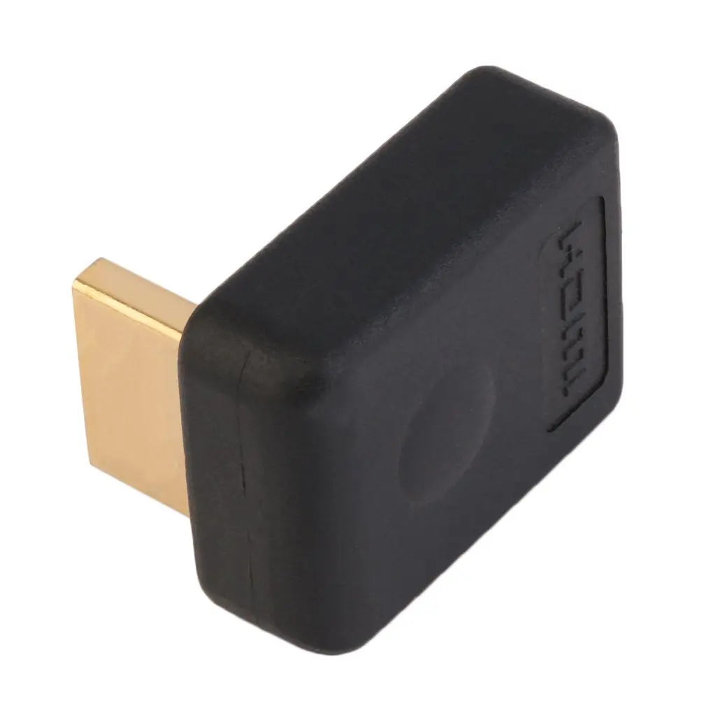 90 градусов HDMI A папа-мама адаптер с прямым углом расширения конвертер Поддержка