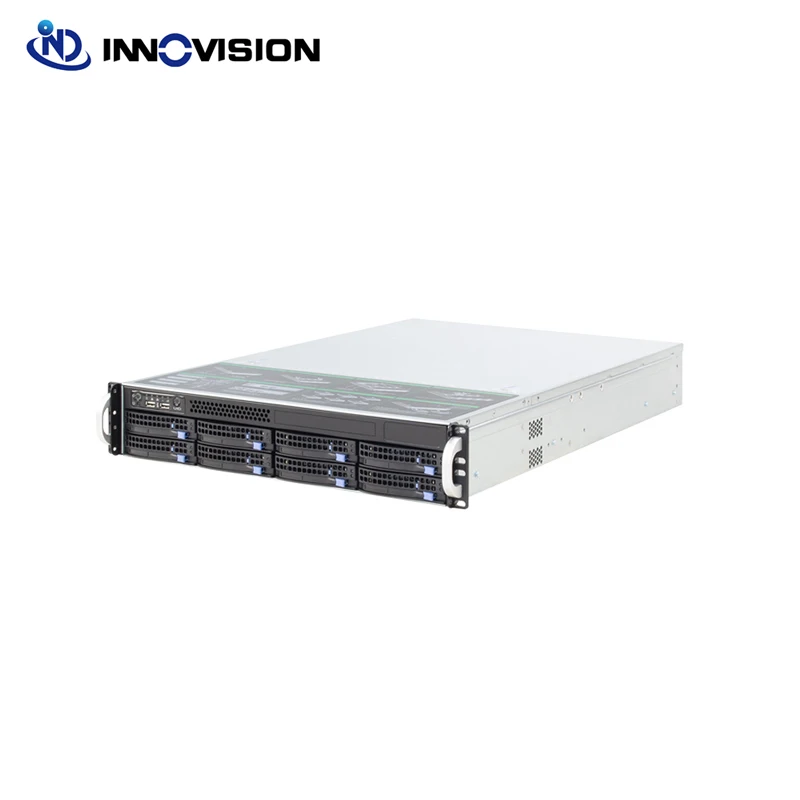 Глубина 56 см Компактный Супер огромный накопитель 2U560 8 HDD пластина горячий штекер стойка сервер чехол 8 отсеков hotswap 2U шасси L560mm