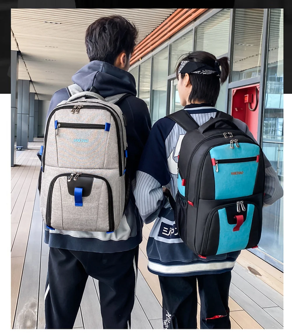 

15.6 Inch USB Charging Laptop Bag Travel Bags School Backpack Waterproof Rucksack Knapsack Multi-compartment School Bags