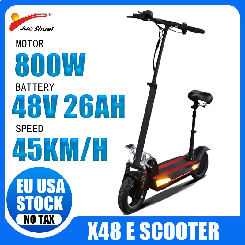 

Powerful Electric Scooters Adults 1000W Folding E Scooter 10Inch Street Tire CE Certification EU USA Stock No Tax SL