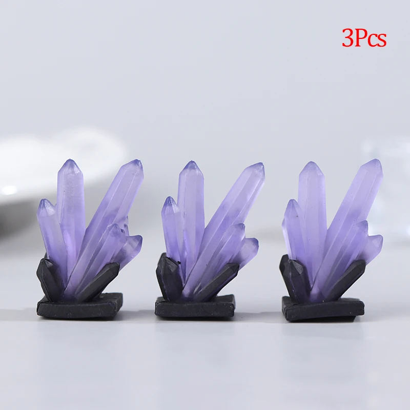 

1:12 Dollhouse Miniature Amethyst Ornaments Home Furnishings Doll House Decor