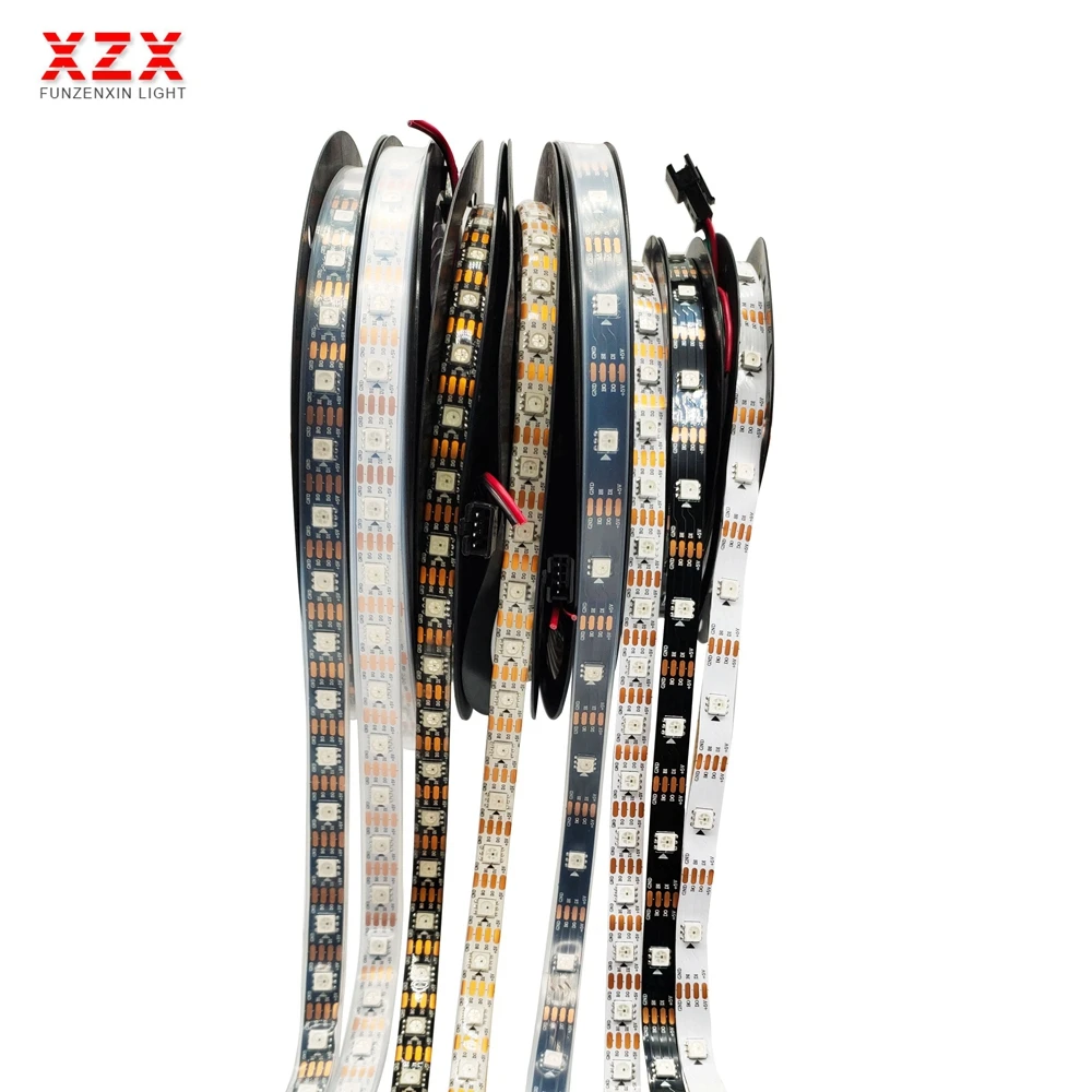 WS2813 Светодиодная лента 1/4/5 м WS2812B индивидуально Адресуемая с двумя сигналами