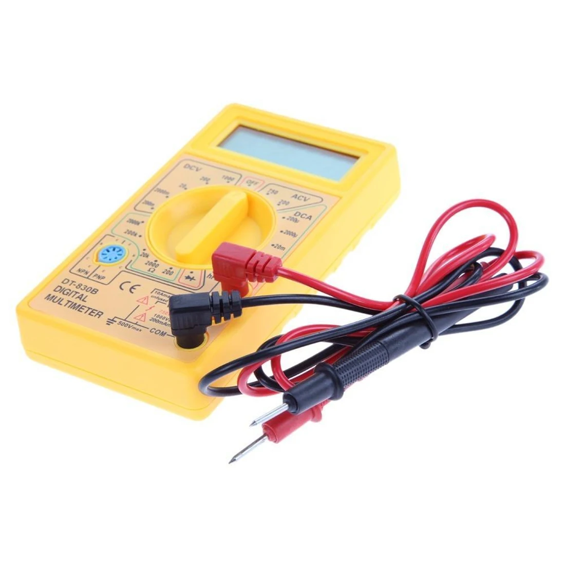 

Multimeter DT-830B LCD Handheld Digital Portable AC/DC 750/1000V Ammeter Voltmeter Ohm Voltage Tester Meter Multimetro