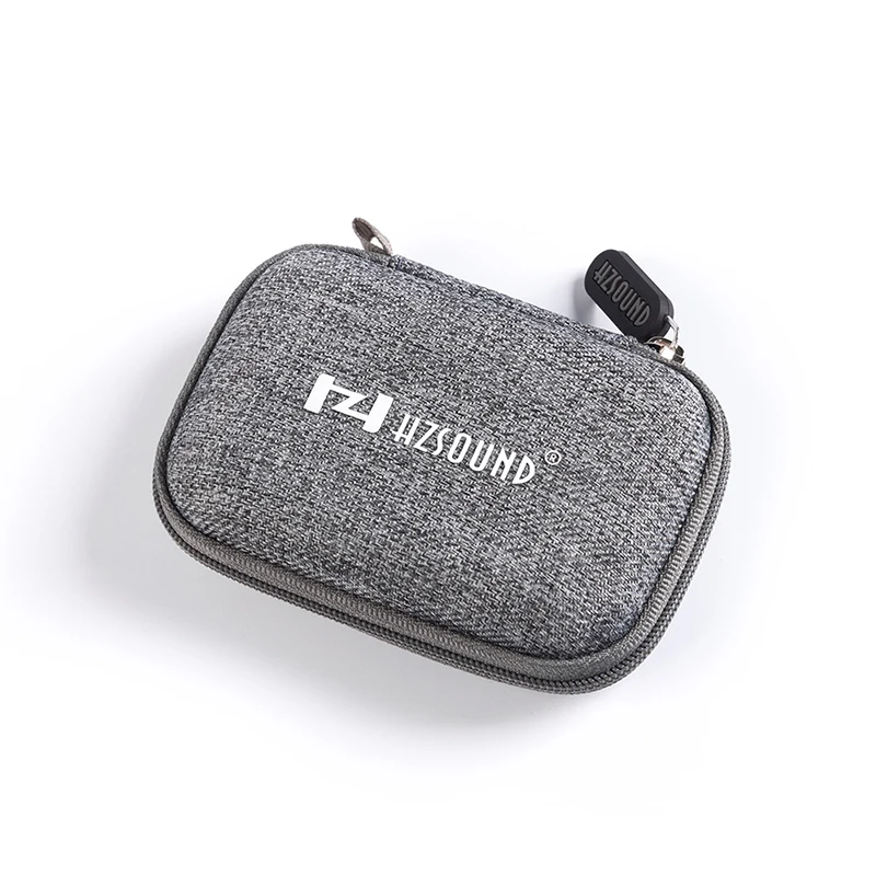 HZSOUND чехол для наушников сумка для наушников Портативный чехол для хранения сумка Коробка Чехол для гарнитуры сумка Аксессуары для наушников - Цвет: grey color
