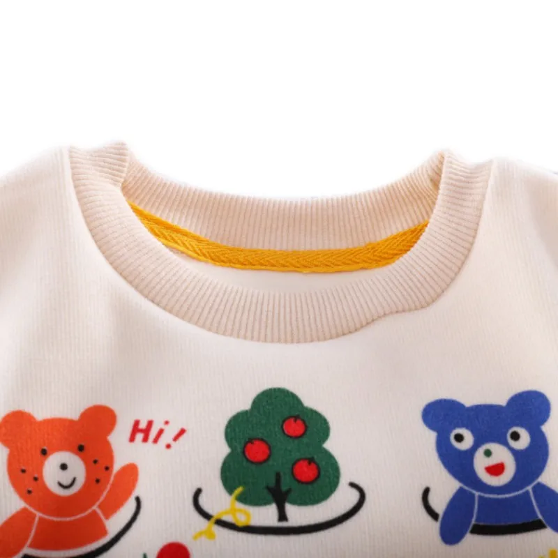 Комплект для малышей От 0 до 3 лет новый осенний свитер с длинными рукавами и