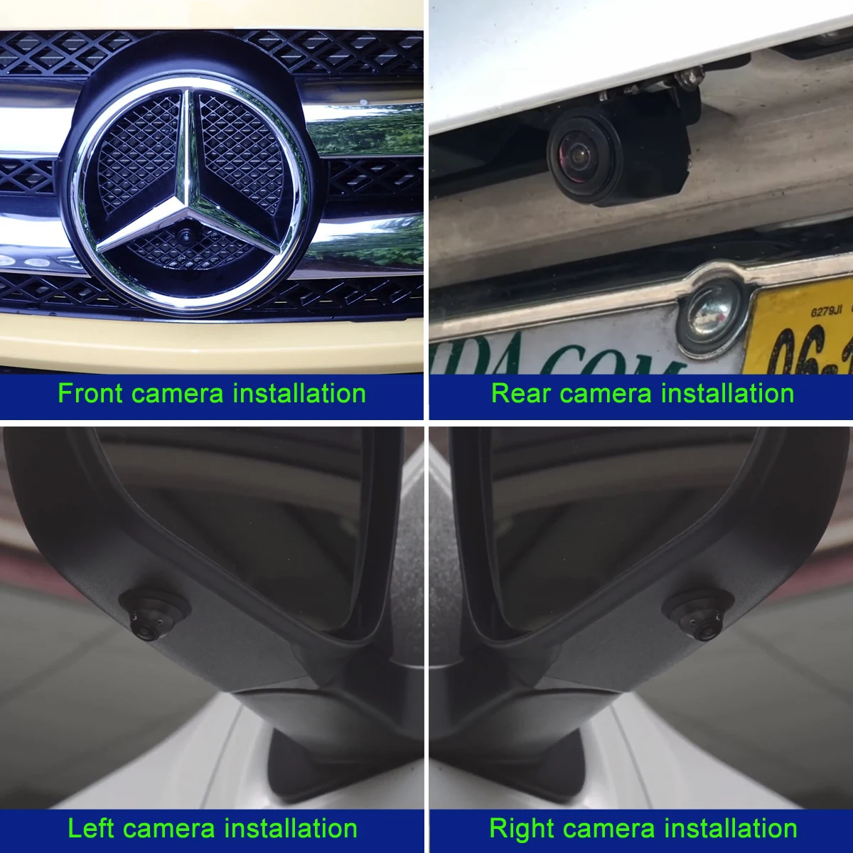 SZDALOS Newst HD 3D 360 панорамный обзор системы мониторинга для G-Class Bird View system 4 Автомобильная камера 1080P DVR g-сенсор