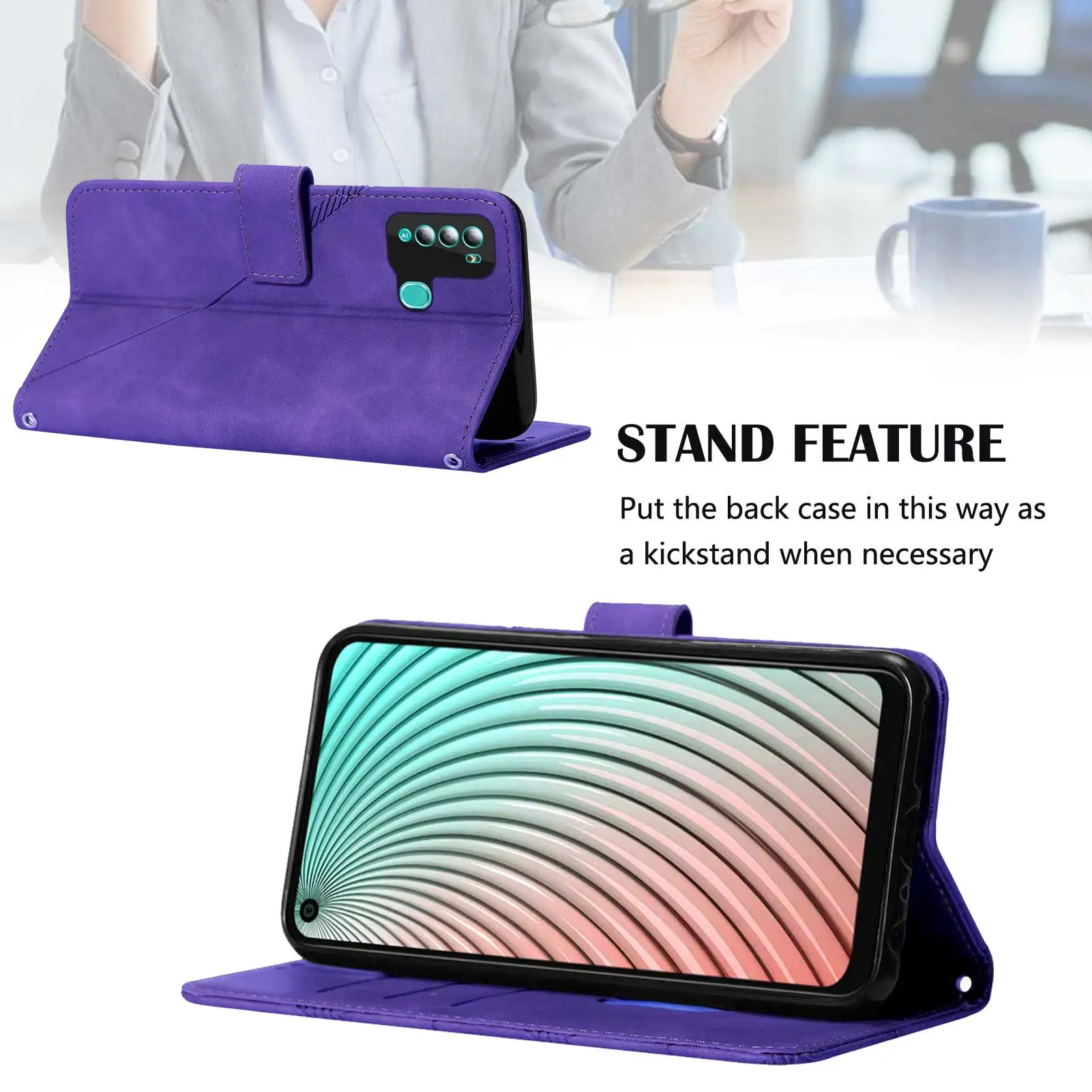 wallet flip phone case for infinix smart hd 2021 5 4 hot 10 lite 9play 10s 10t zero 8 note 10 8 7 itel p36 card slot stand cover free global shipping
