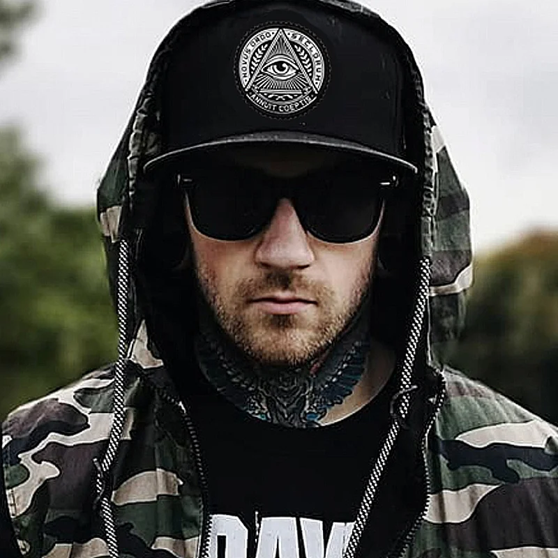 Новый глаз Бога Кепка тракер Для мужчин человек в стиле &quotхип хоп&quot Билл