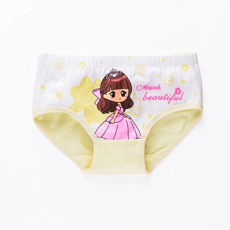 5 шт./лот Новые Детские хлопковые трусы милые Мультяшки для принцессы маленьких