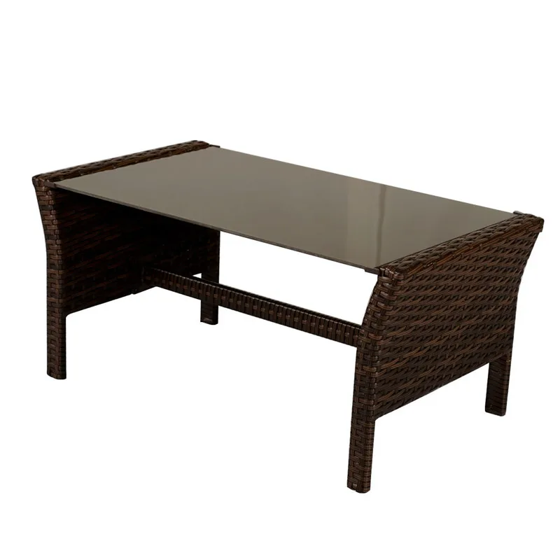 4 шт. набор мебели для кофейного стола со стальным каркасом и порошковым