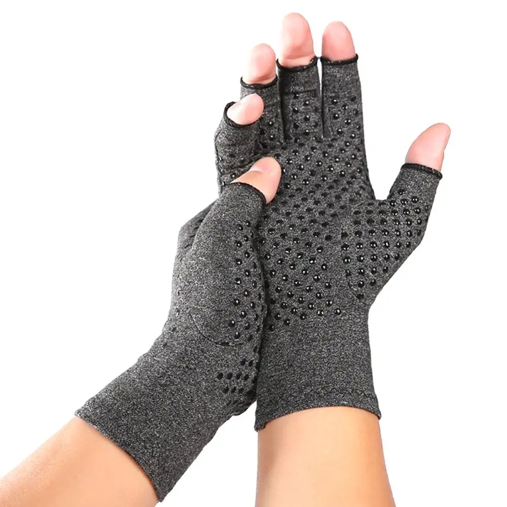 

Women Men Hands Arthritis Gloves Cotton Therapy Compression Gloves Circulation Grip Hand Arthritis Joint Pain Relief S/M/L