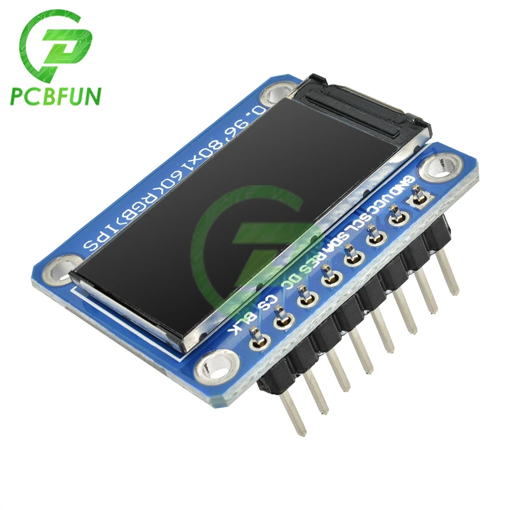HD 65K 0 96 дюймовый TFT-дисплей Ips ЖК-экран Привод IC ST7735S 3 В 160x80 SPI интерфейс для