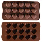 Антипригарная силиконовая форма в виде любящего сердца, форма для шоколадного торта, инструмент для выпечки льда, помадки, сахарной глазури, торта, оптовая продажа