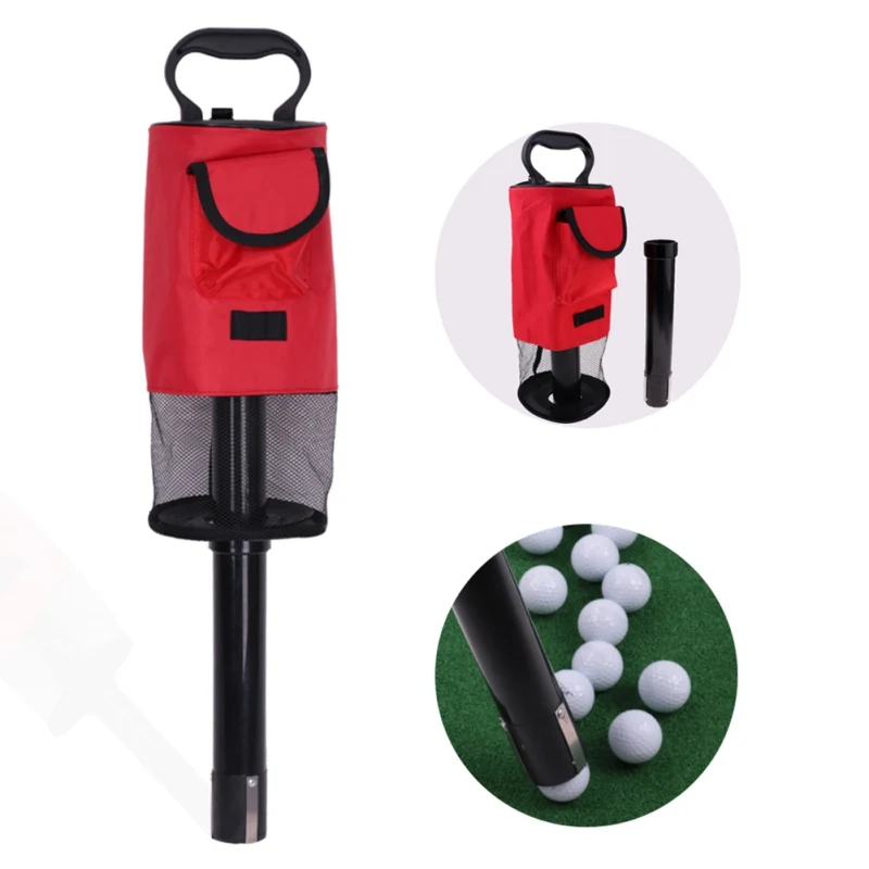 

Golf Collecting Machine Removable Ball Picking Bucket Golf Net Bag Picking Tube Accessories Hot Sale